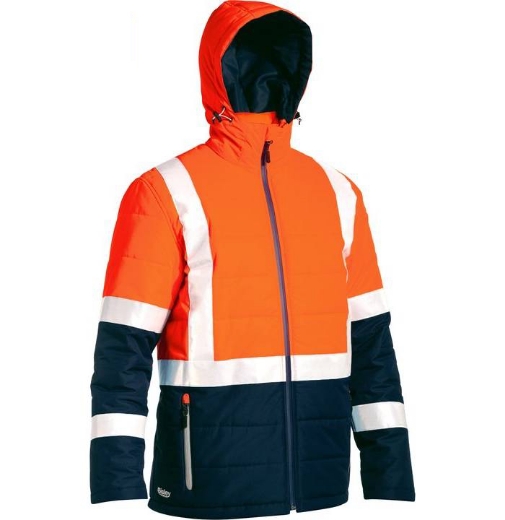 Picture of Bisley, Taped Hi Vis Puffer Jacket